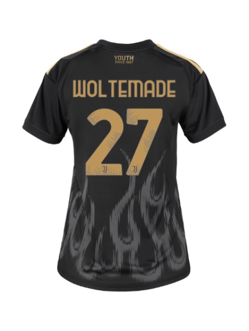 Ženski Nogometna dresi replika Juventus Nick Woltemade #27 Tretji 2026-27 Kratek rokav Ženski Nogometna dresi replika Juventus Nick Woltemade #27 Tretji 2026-27 Kratek rokav